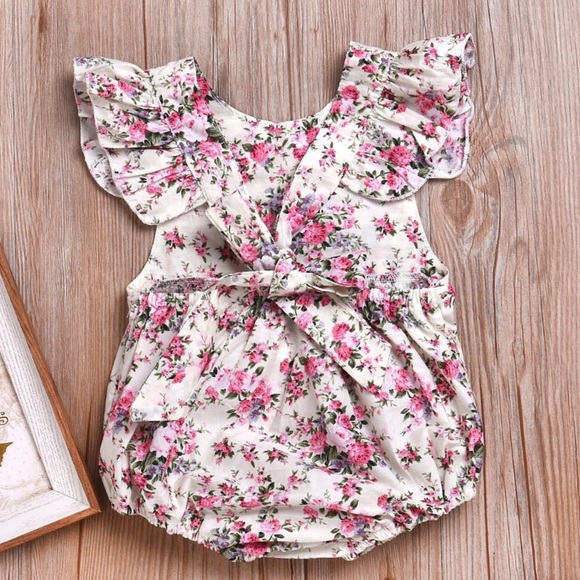 Lily Floral Sunsuit Romper - Picture 6 of 7
